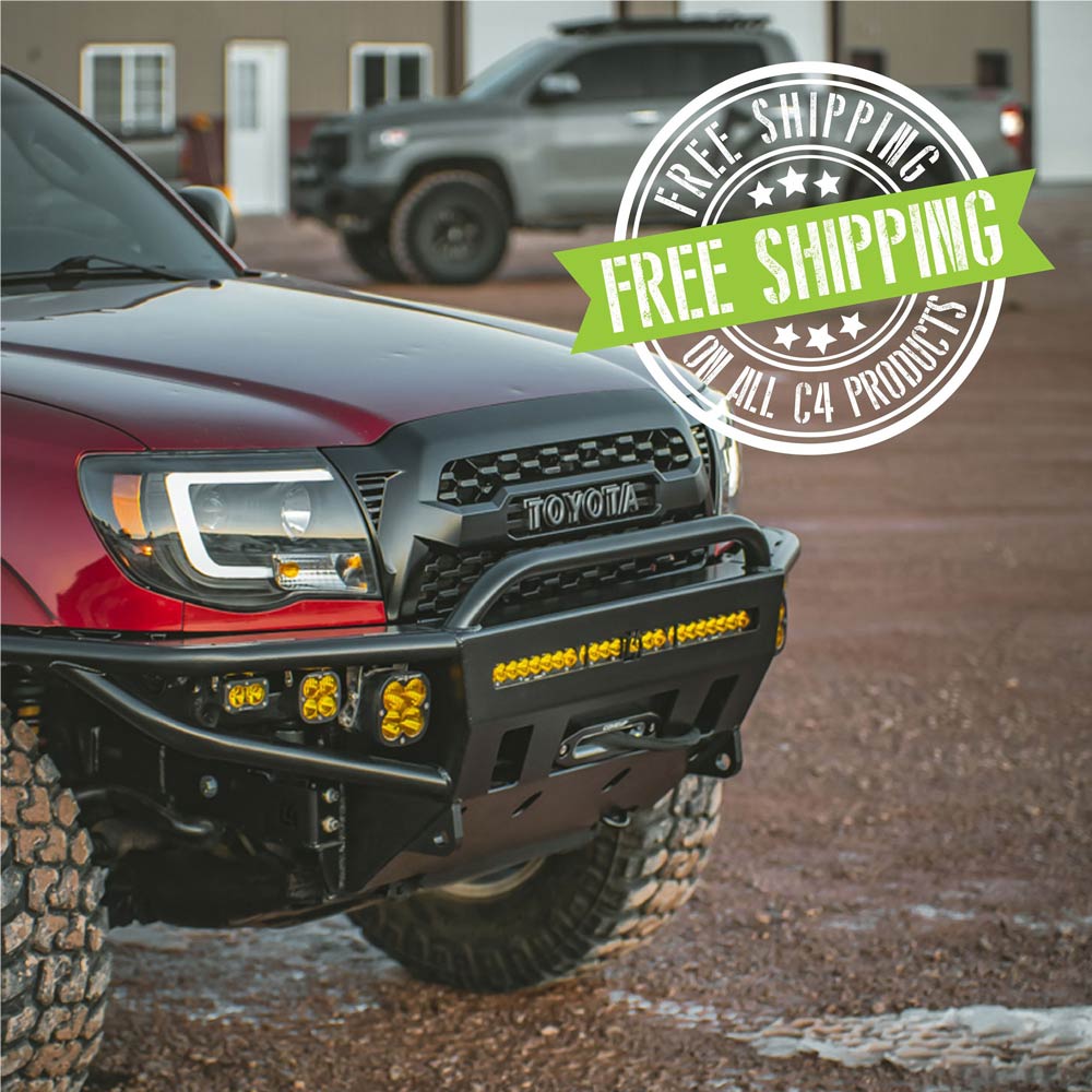 C4 Fabrication - Hybrid Front Bumper - Toyota Tacoma (2005-2011)