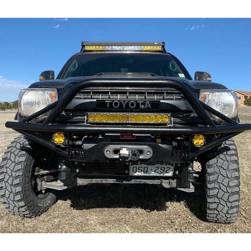 Hefty Fabworks - Front Hybrid Tube Winch Bumper - Toyota Tacoma (2005-2015)