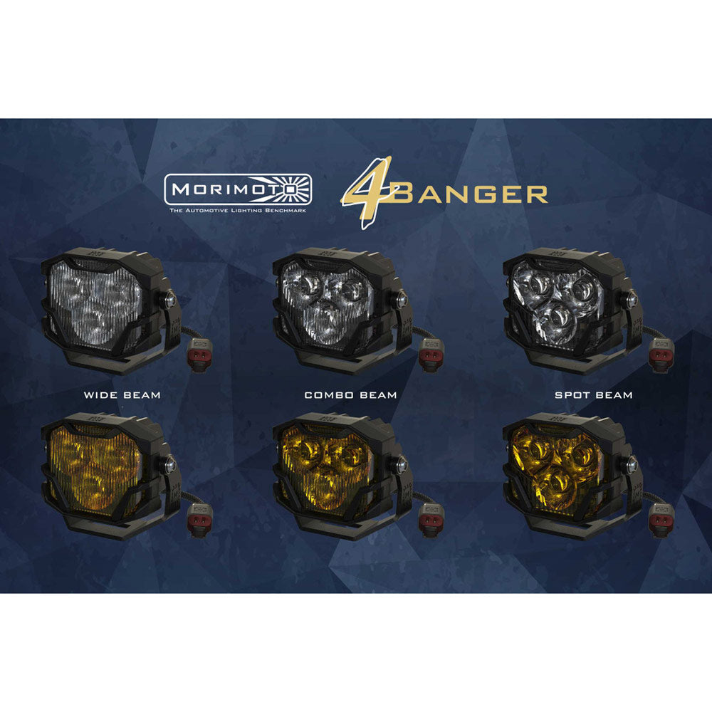 Morimoto - Flush Mounting Kit - 4Banger Pods