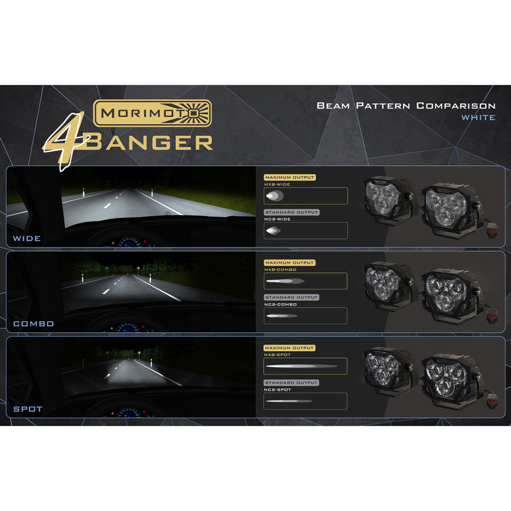 Morimoto - 4Banger LED Ditch Light System - Toyota Tundra (2014-2021)