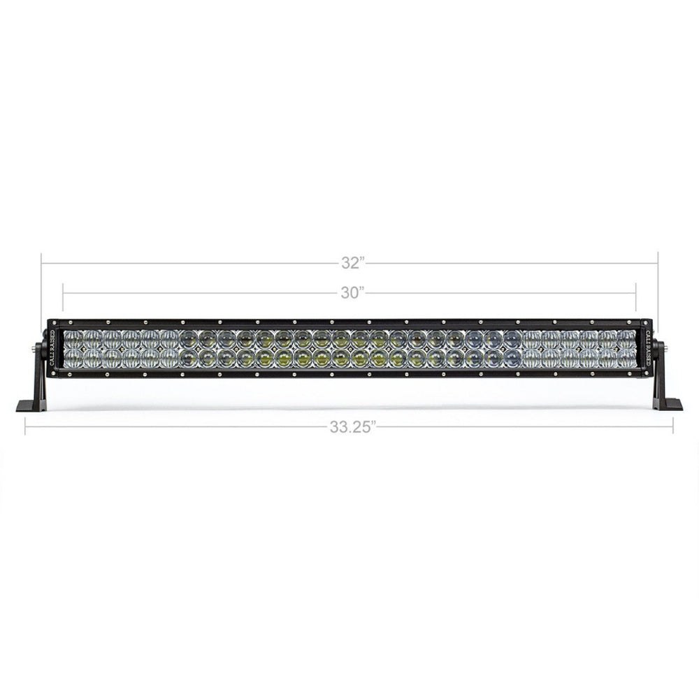 Cali Raised LED - 32" Dual Row 5D Optic Osram LED Bar