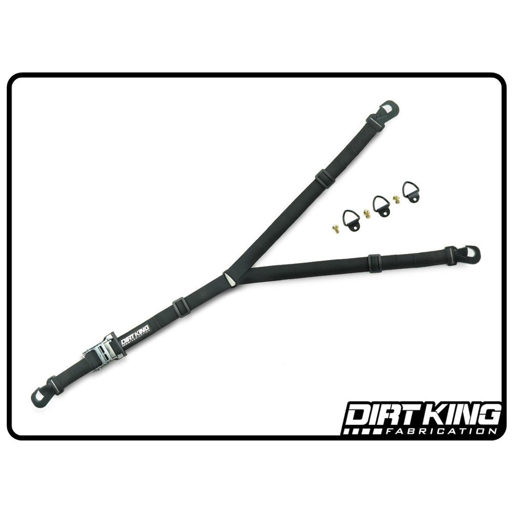 Dirt King Fabrication - 3 Way Spare Tire Strap & Mounts