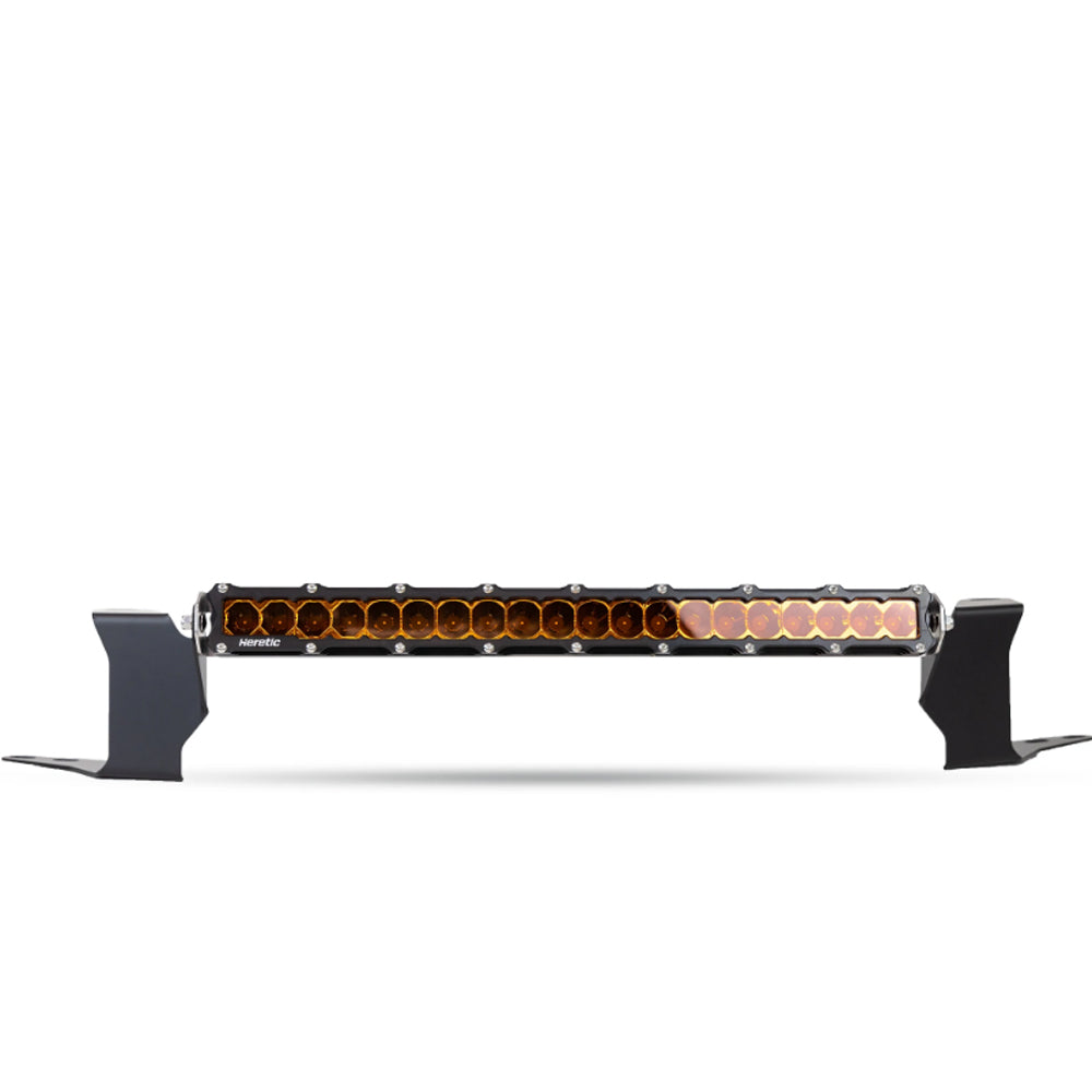 Heretic - 20" LED Bumper Light Bar - Amber Lens - Toyota Tundra (2022+)