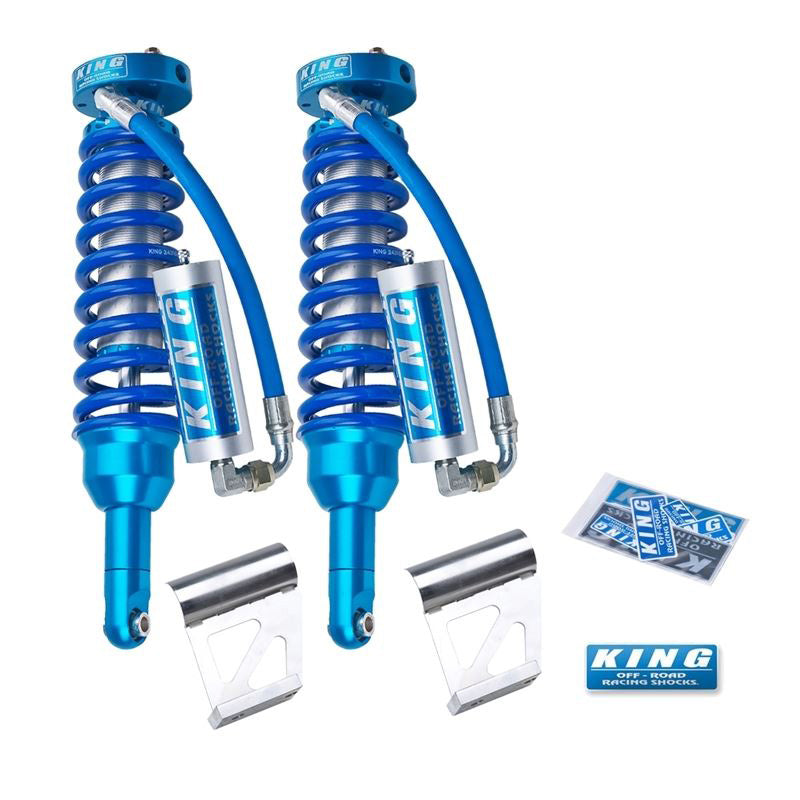 King Shocks - Front 2.5 Dia. Remote Reservoir Coil-Over, EXT Non-Adjustable - Toyota Tacoma (2005-2023)