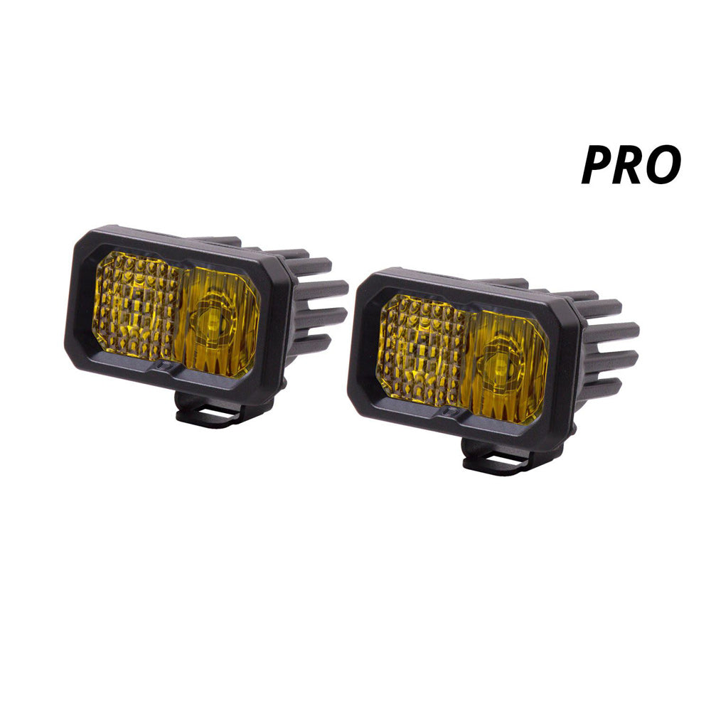 Diode Dynamics - SSC2 SAE/DOT Yellow Pro Standard LED Pod (Pair)