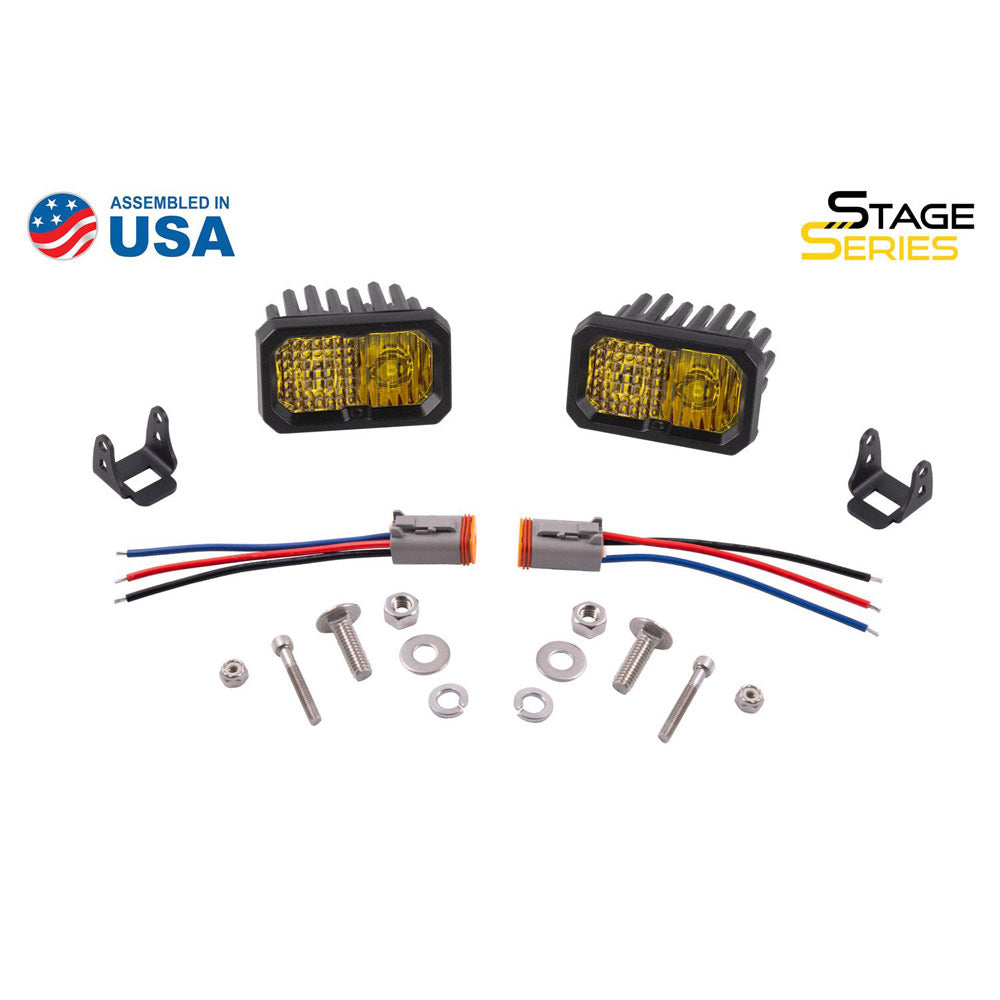 Diode Dynamics - SSC2 SAE/DOT Yellow Pro Standard LED Pod (Pair)