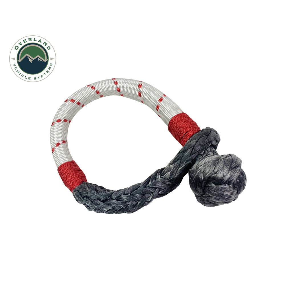 Overland Vehicle Systems - Combo Kit Soft Shackle 7/16" 41,000 Lb. and Recovery Ring 4.0" 41,000 Lb.