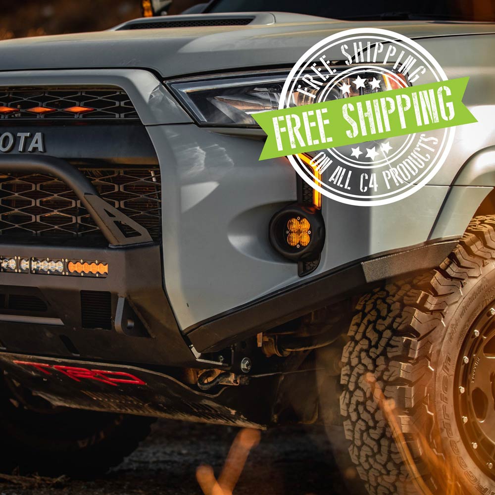 C4 Fabrication - Lo Pro Bumper High Clearance Additions - Toyota 4Runner (2014-2024)
