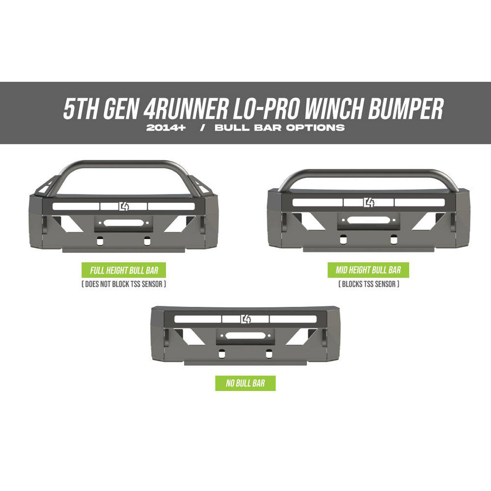 C4 Fabrication - Lo-Pro Winch Bumper - Toyota 4Runner (2014-2024)