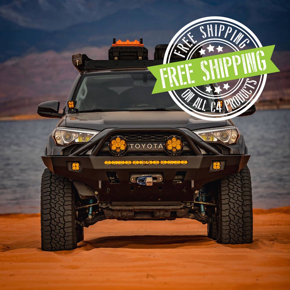 C4 Fabrication - Overland Series Front Bumper - Toyota 4Runner (2014+)
