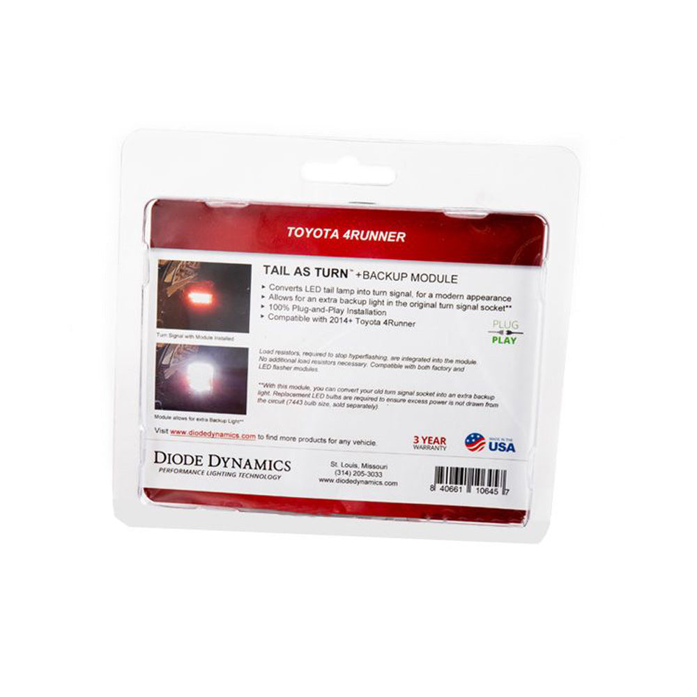 Diode Dynamics - 4Runner Tail as Turn Module + Backup Module (USDM) - Toyota 4Runner (2014-2024)