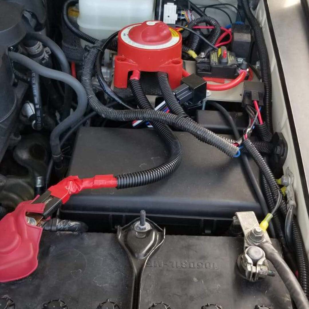 C4 Fabrication - Engine Bay Accessory Tray, Driver Side - Toyota 4Runner (2010-2019)