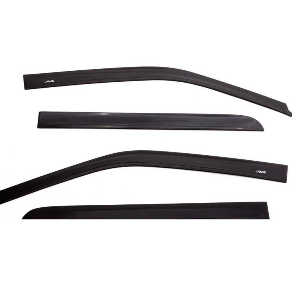 AVS - Ventvisor Low Profile Window Deflectors - Matte Black - Toyota Tacoma Double Cab (2005-2015)