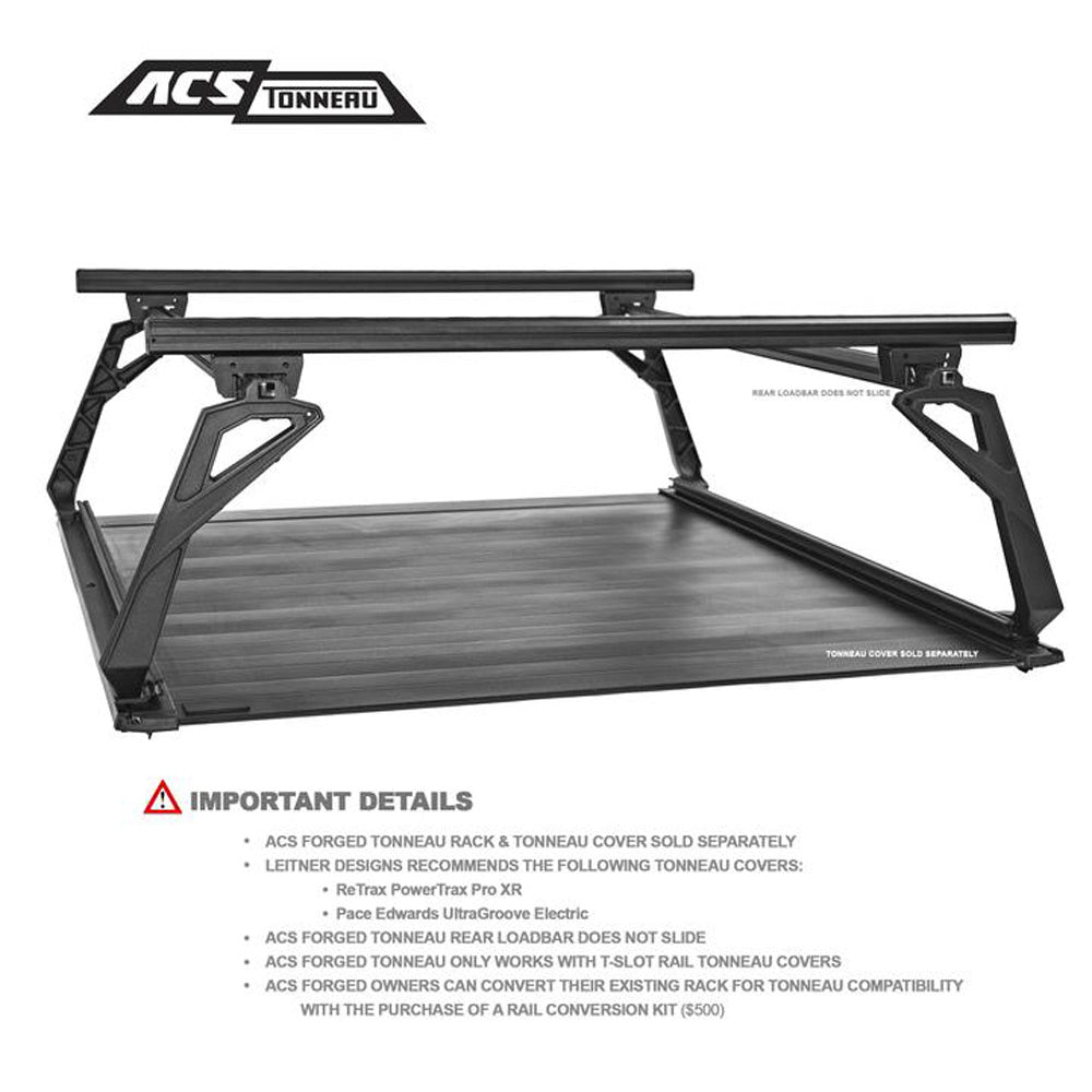 Leitner - ACS Forged Tonneau - Rails Only - Toyota