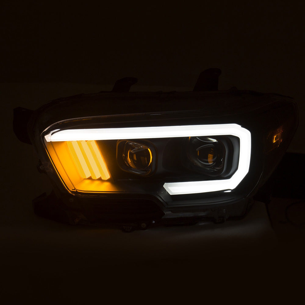 ANZO - Projector Plank Style Headlights - Toyota Tacoma (2016-2019)