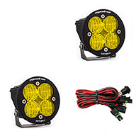 Baja Designs - Squadron-R Sport Black LED Auxiliary Light Pod Pair - Universal