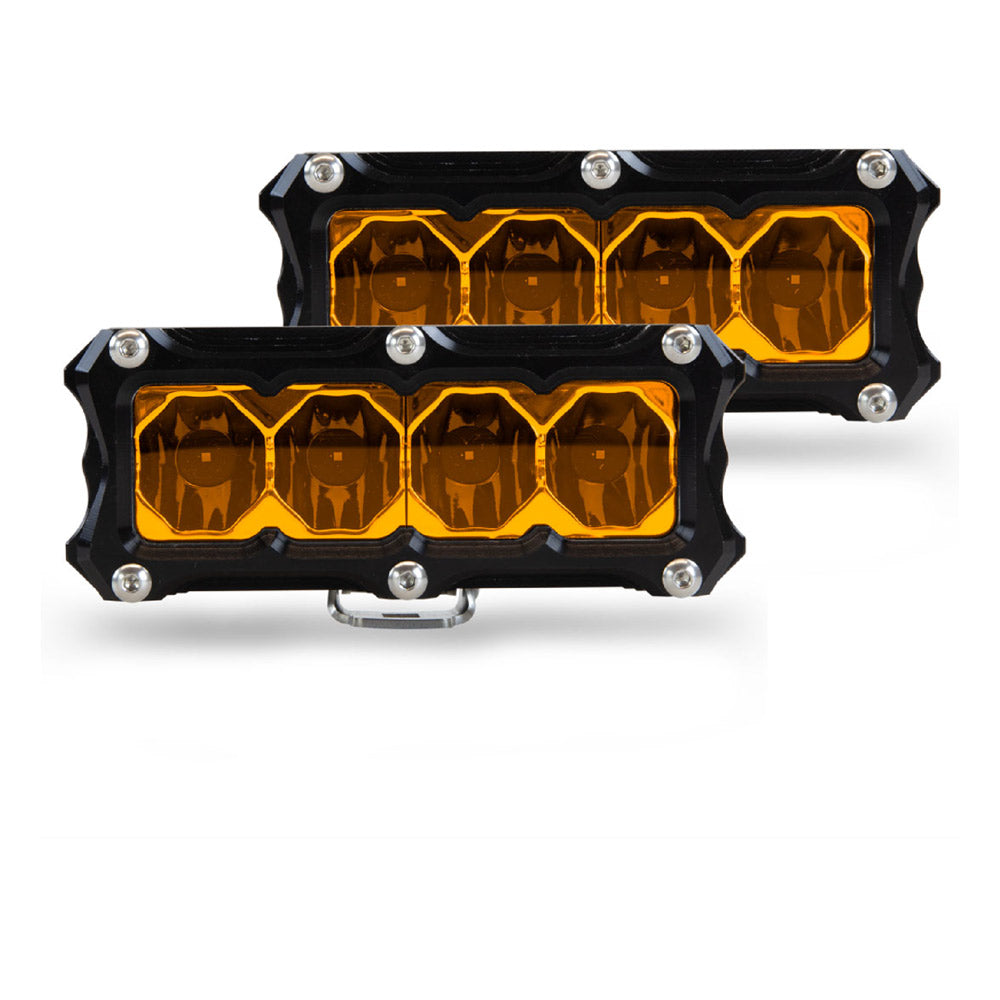 Heretic - BA-4 Amber LED Pod Light - 2 Pack