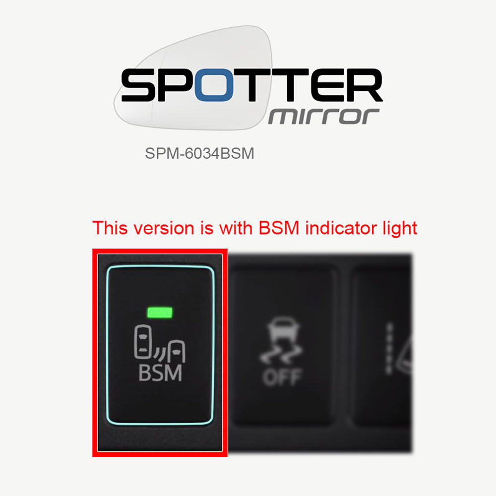 Spotter Mirror - With BSM - Toyota Tacoma (2016-2023), 4Runner (2022-2023)