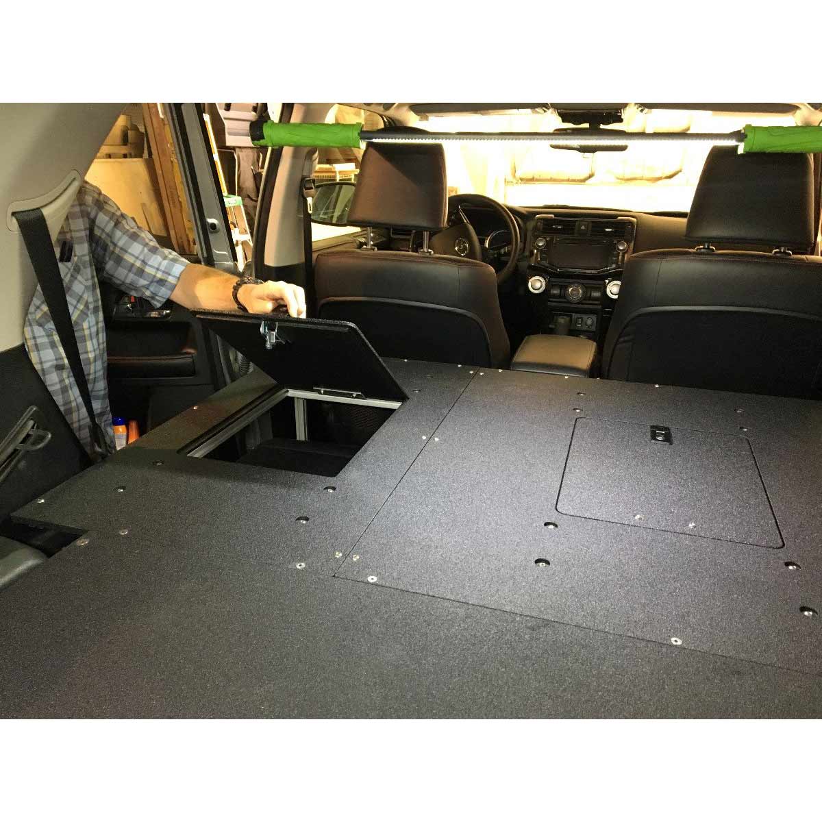 Goose Gear - Second Row Seat Delete Plate System - Module Height - Toyota 4Runner (2010-Present)