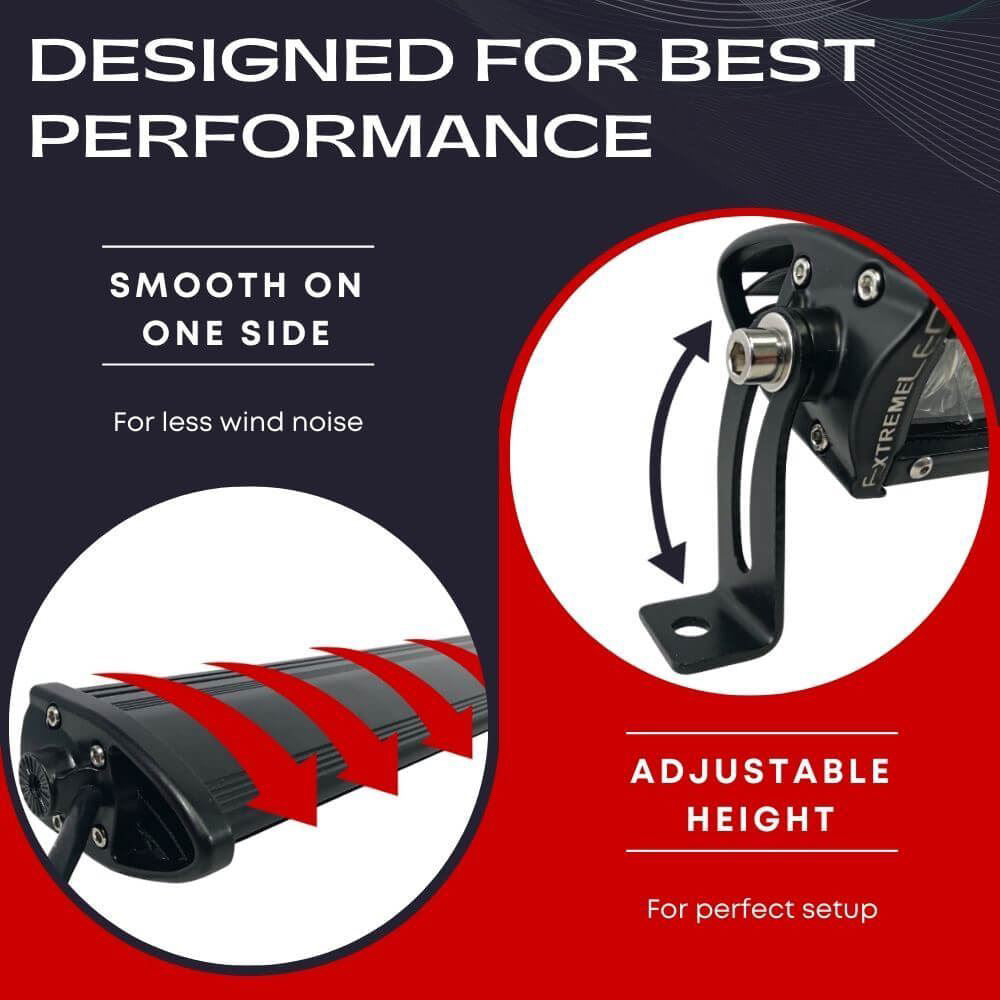 Extreme LED - 10" Extreme Single Row 50W Combo Beam LED Light Bar