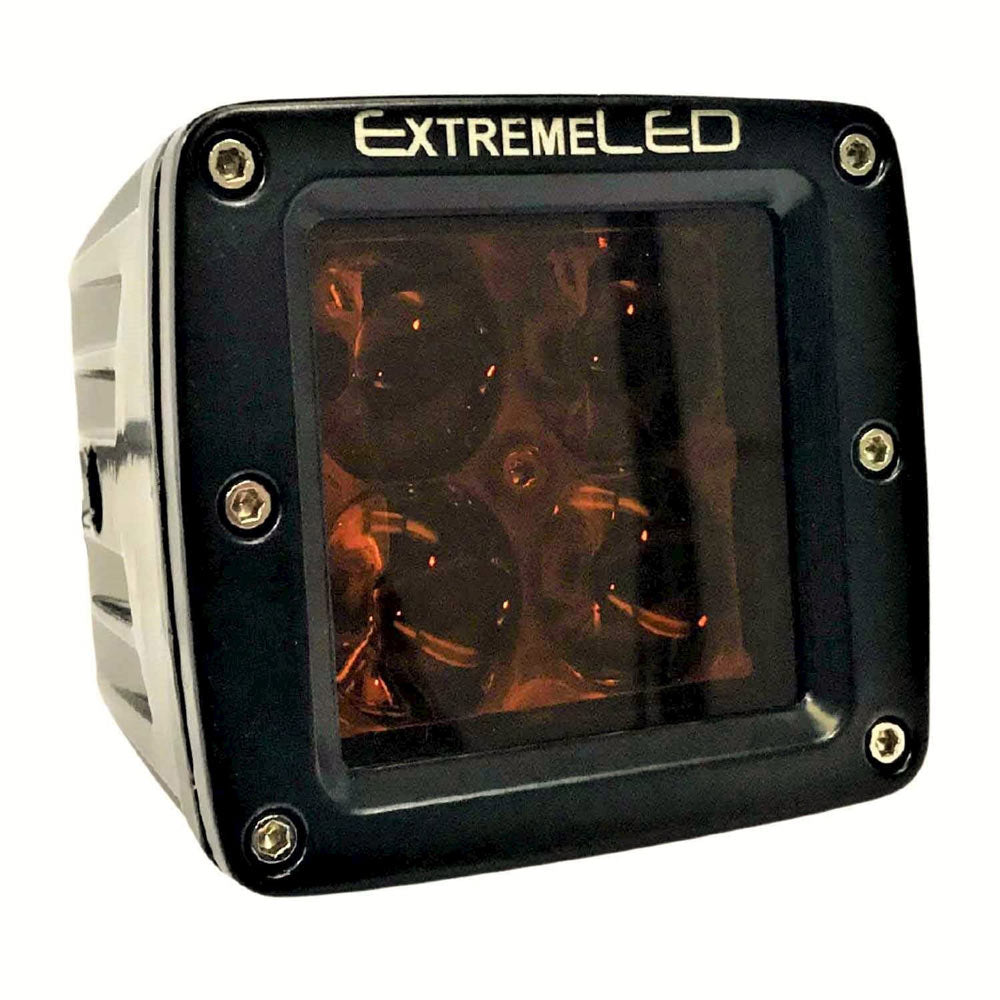 Extreme LED - Stealth Amber Flood Extreme Series 3" Light Pod