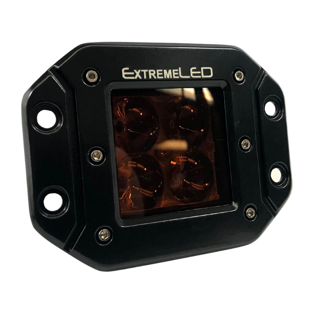 Extreme LED - Stealth Amber Flood Flush Mount Extreme Series 3" Light Pod