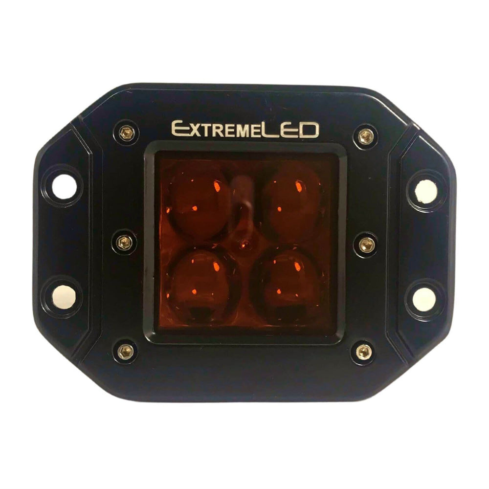 Extreme LED - Stealth Amber Spot Flush Mount Extreme Series 3" Light Pod
