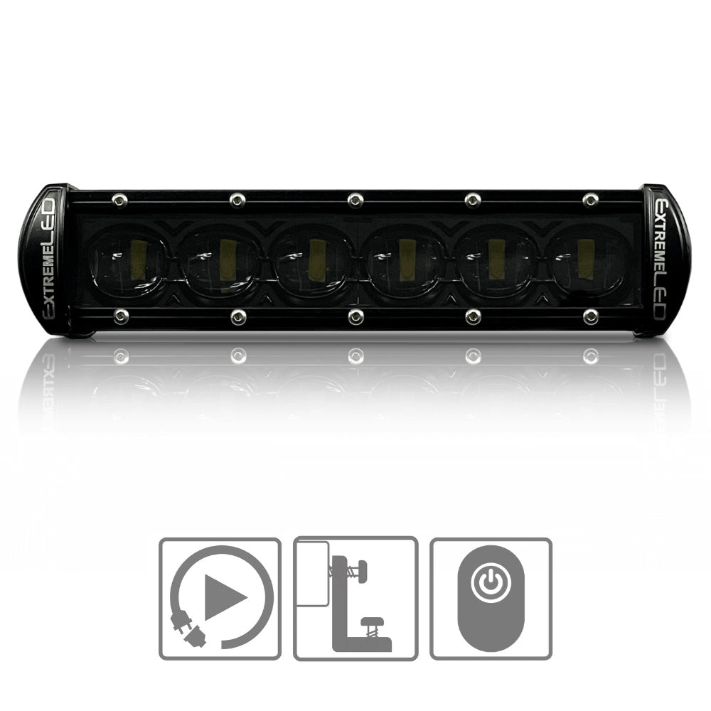 Extreme LED - 8" Extreme Stealth 30W Flood Beam LED Light Bar