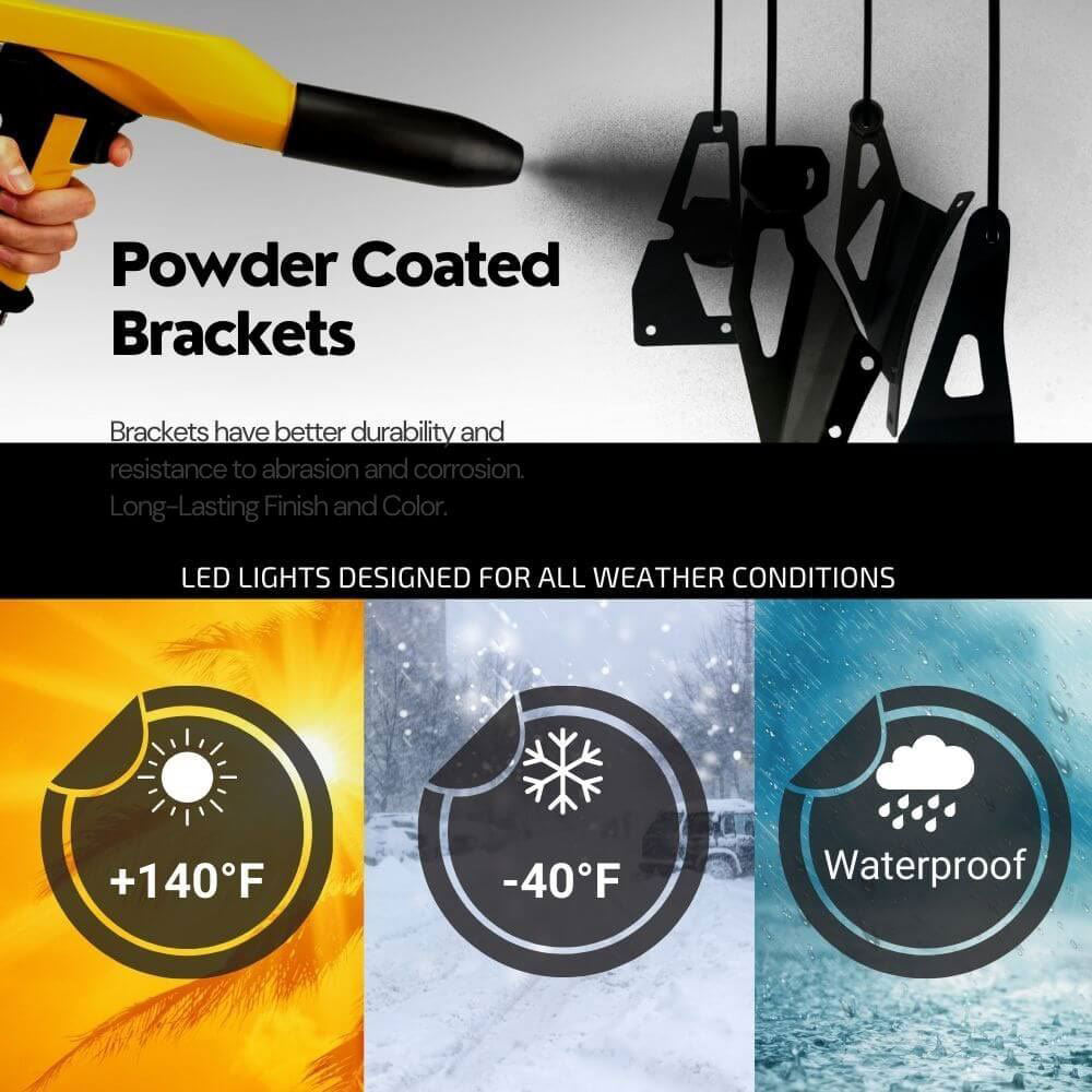 Extreme LED - 8" Extreme Stealth 30W Flood Beam LED Light Bar