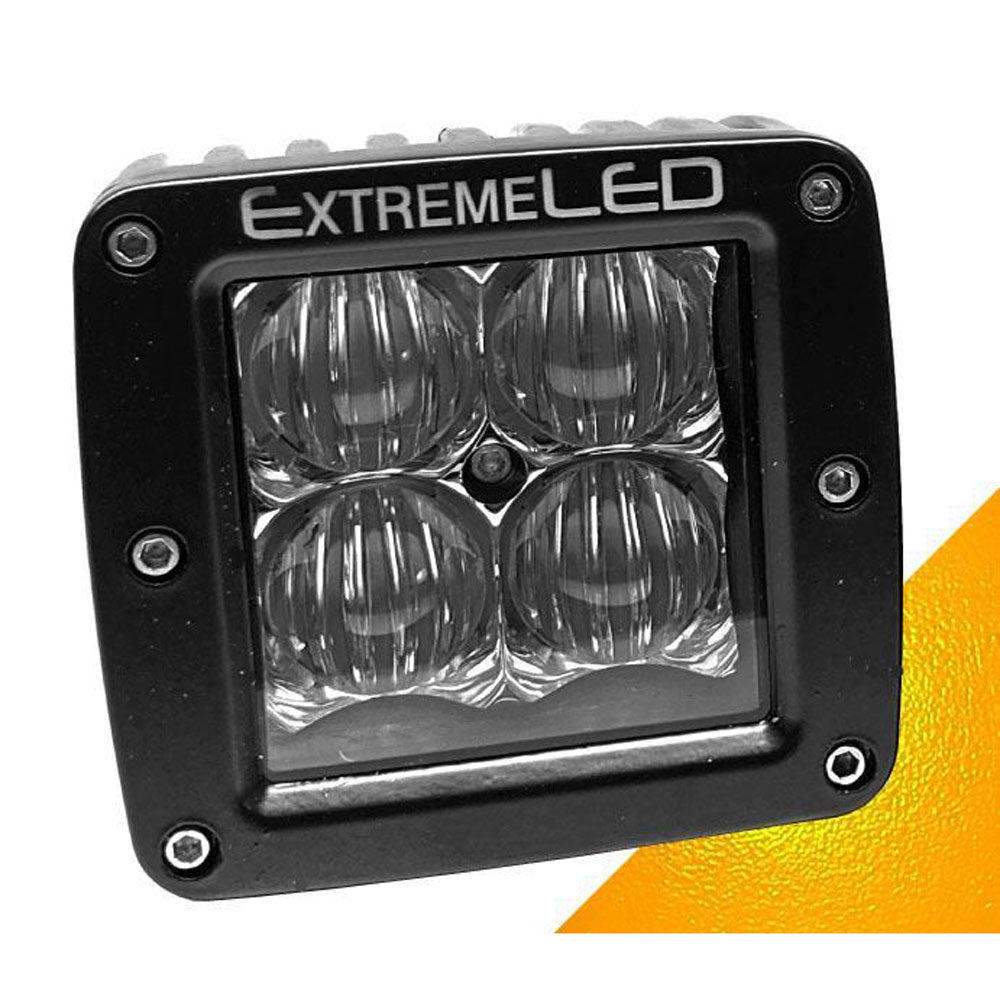 Extreme LED - Amber Flood Extreme Series 3" CREE Light Pod