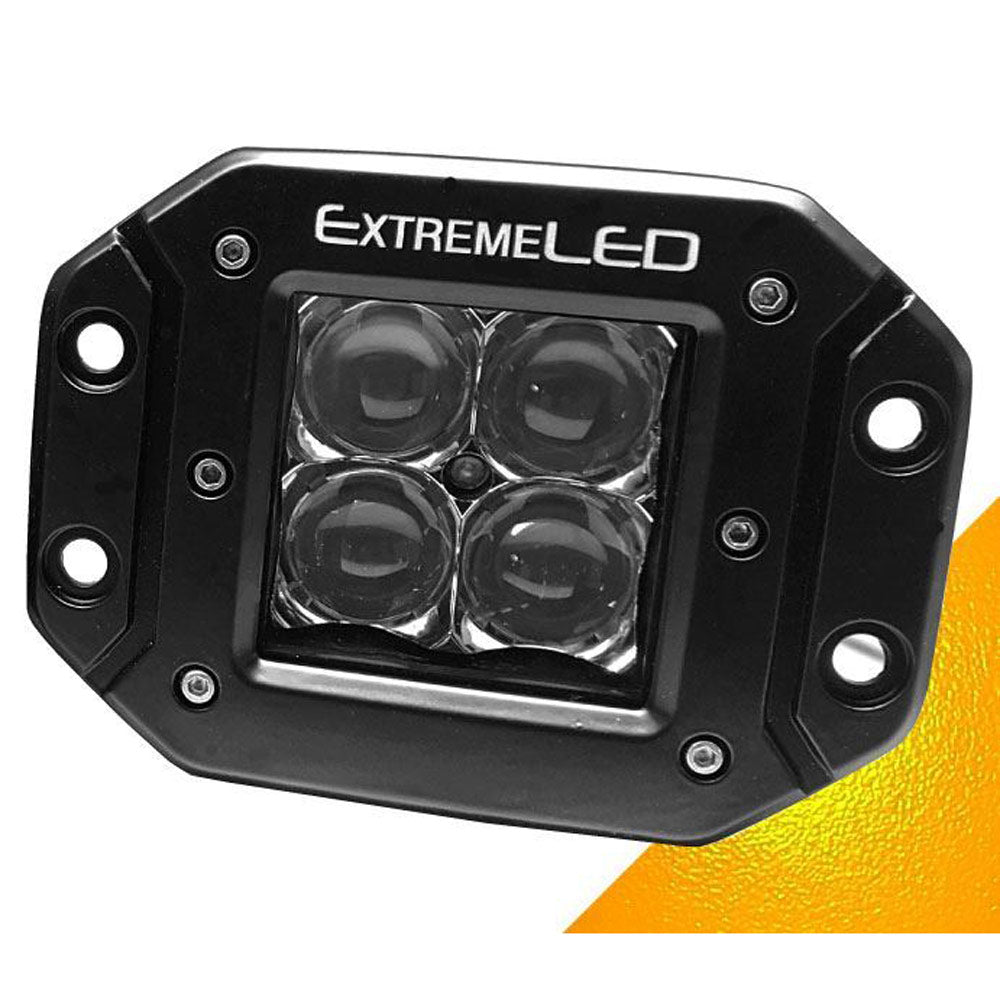 Extreme LED - Amber Spot Flush Mount Extreme Series 3" LED Light Pod