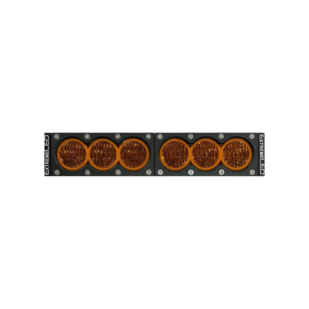 Extreme LED - 12" X6 Amber 60W Flood Beam LED Light Bar