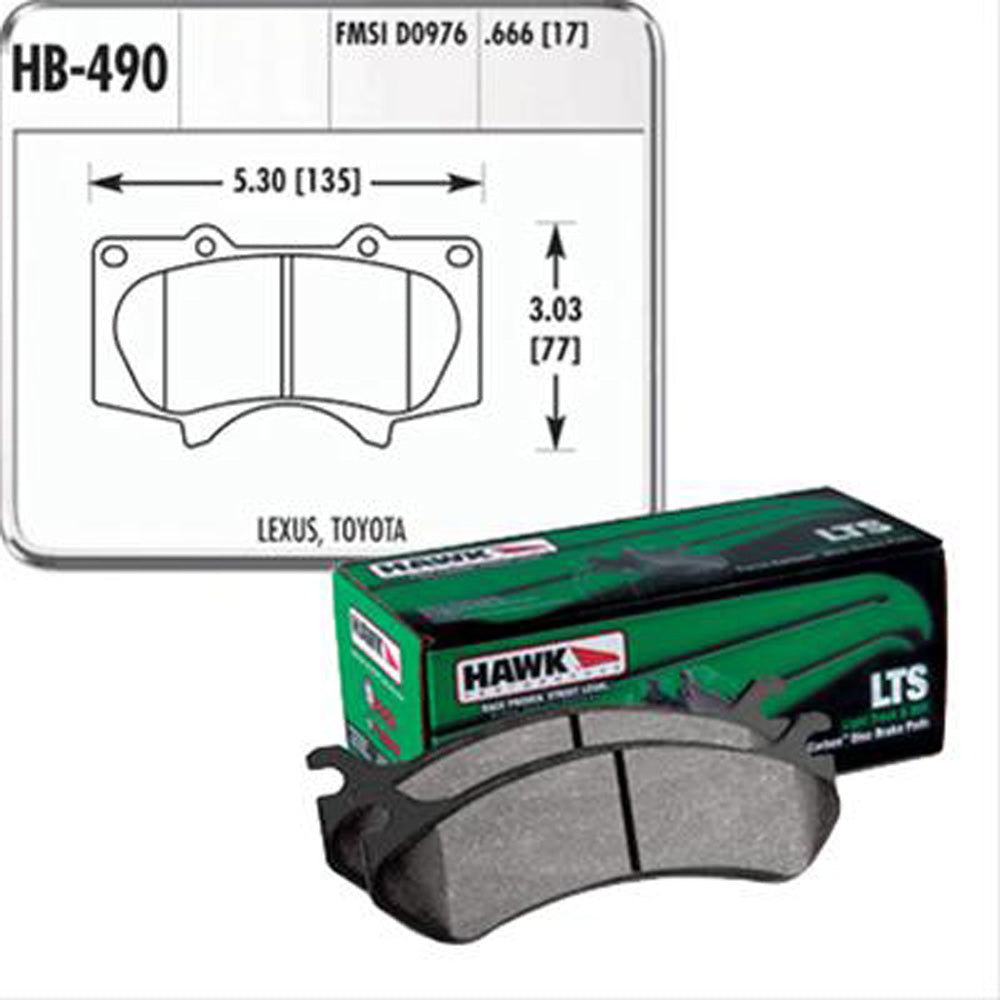 Hawk Performance - LTS Brake Pads (HB490Y.665)