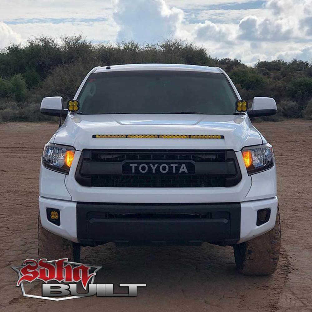 SDHQ - Hood Scoop LED Light Bar Mount - Toyota Tundra (2014-2021)