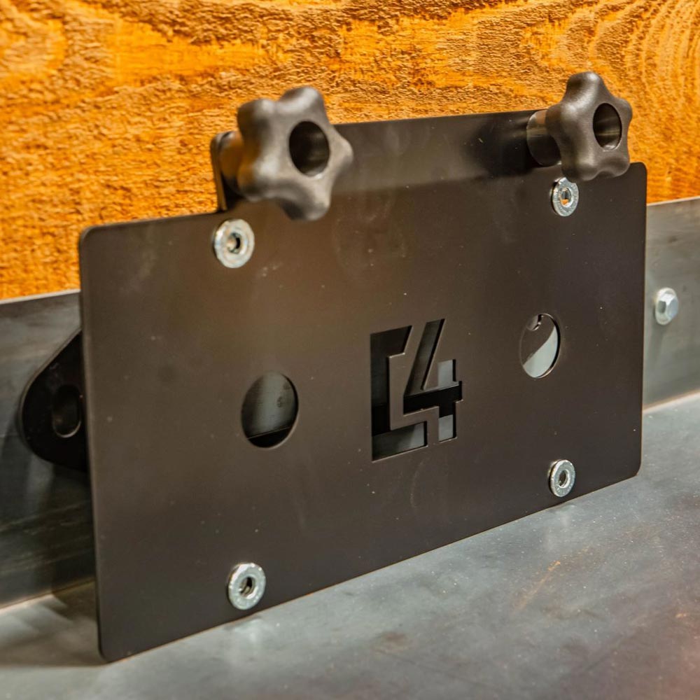 C4 Fabrication - Hawse License Plate Mount