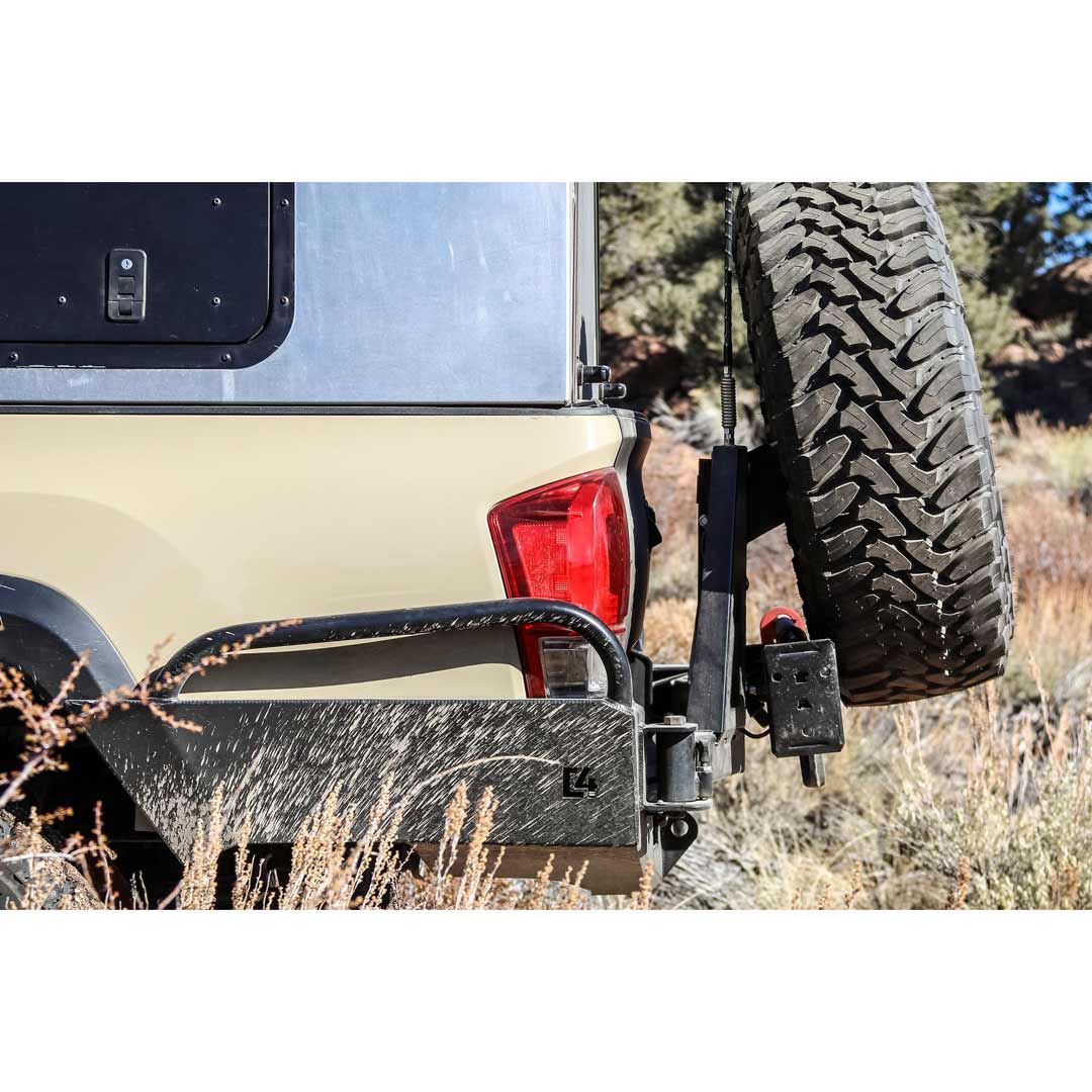 C4 Fabrication - Overland Series High Clearance Rear Bumper - Toyota Tacoma (2016-2023)