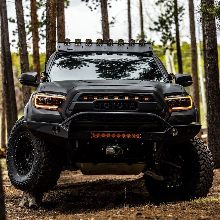 R4T - 7 Piece LLOD Grille Lights Kit (Raptor Lights) - Toyota Tacoma (2016-2022)