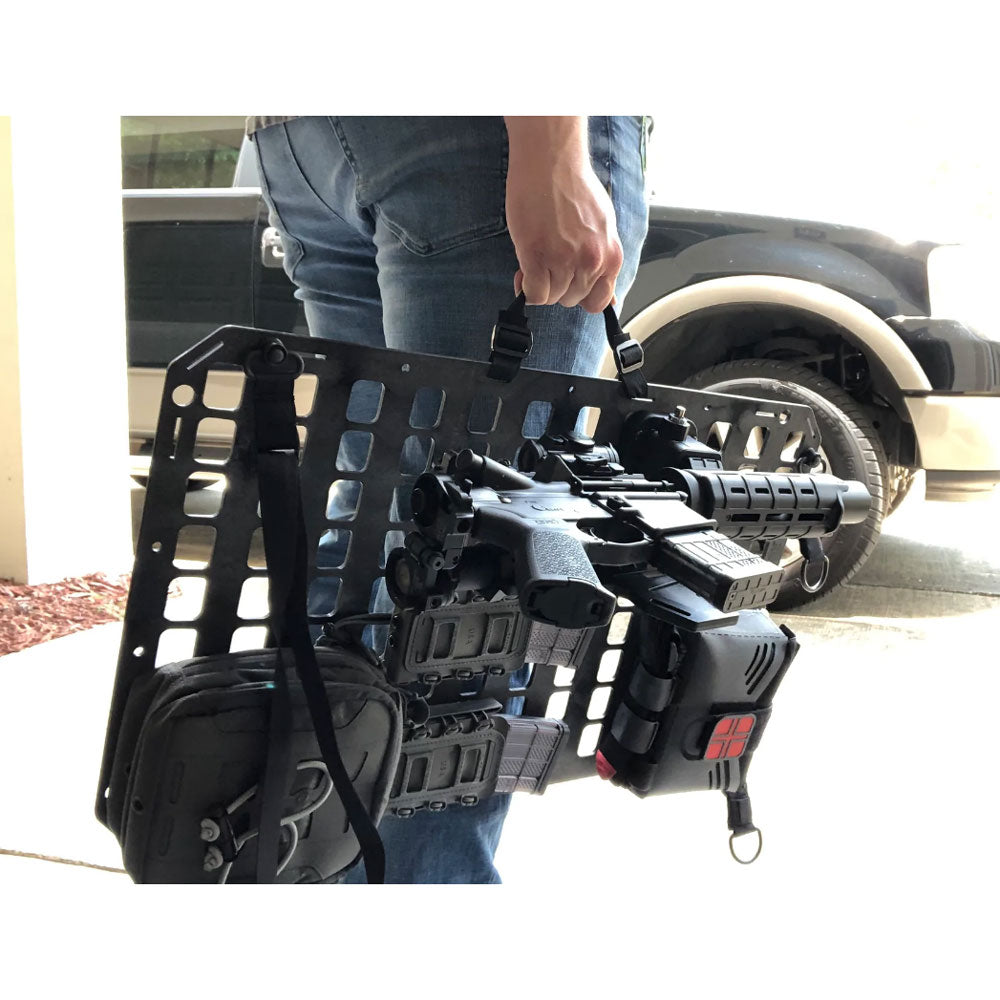 Grey Man Tactical - Vehicle Locking Rifle Rack - Raptor Picatinny Mount™ + 15.25 x 25 RMP™
