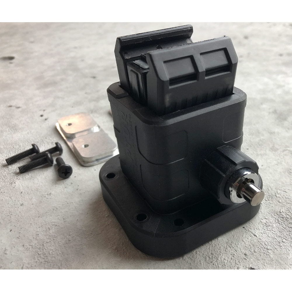 Grey Man Tactical - Vehicle Locking Rifle Rack - Raptor Picatinny Mount™ + 15.25 x 25 RMP™