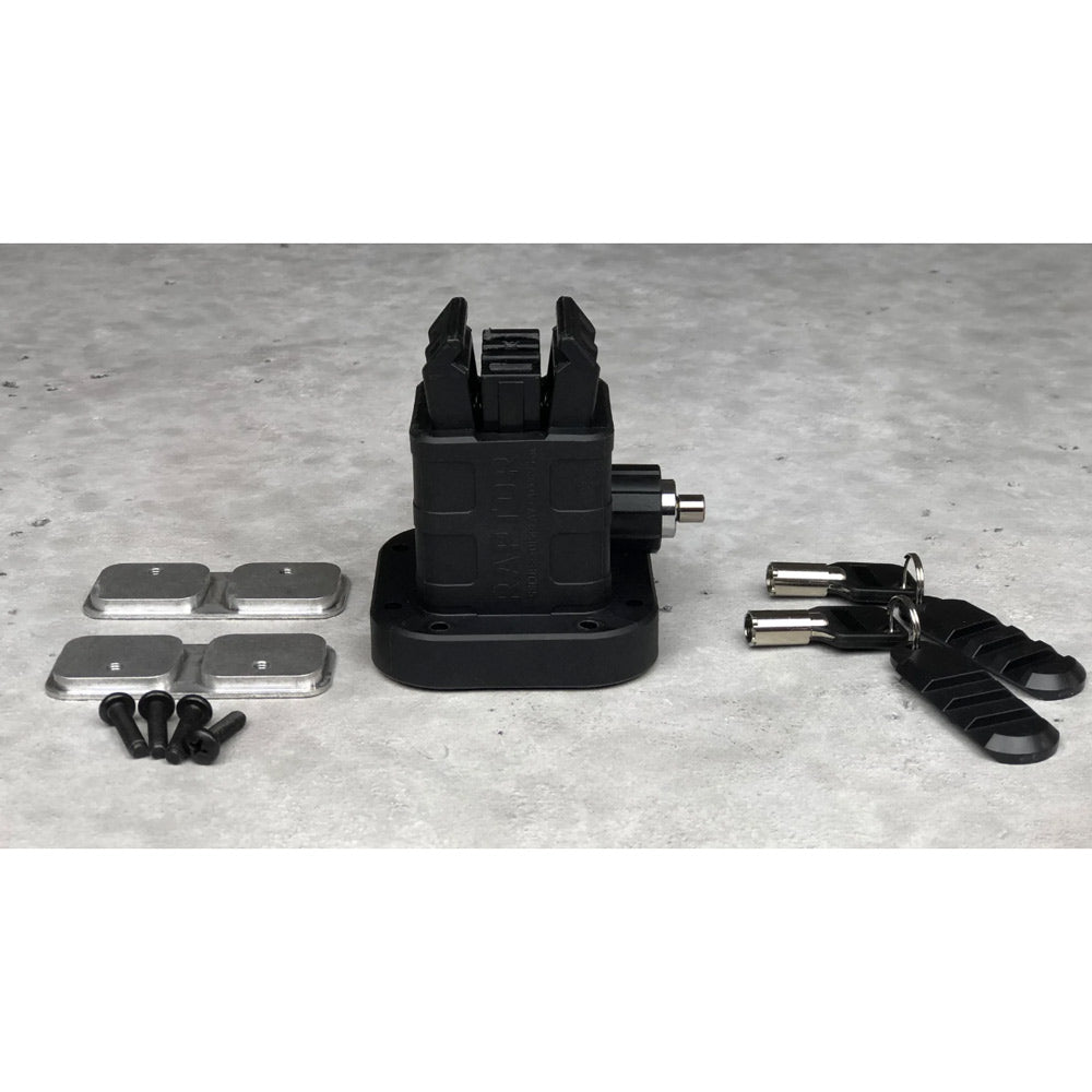 Grey Man Tactical - Vehicle Locking Rifle Rack - Raptor Picatinny Mount™ + 15.25 x 25 RMP™