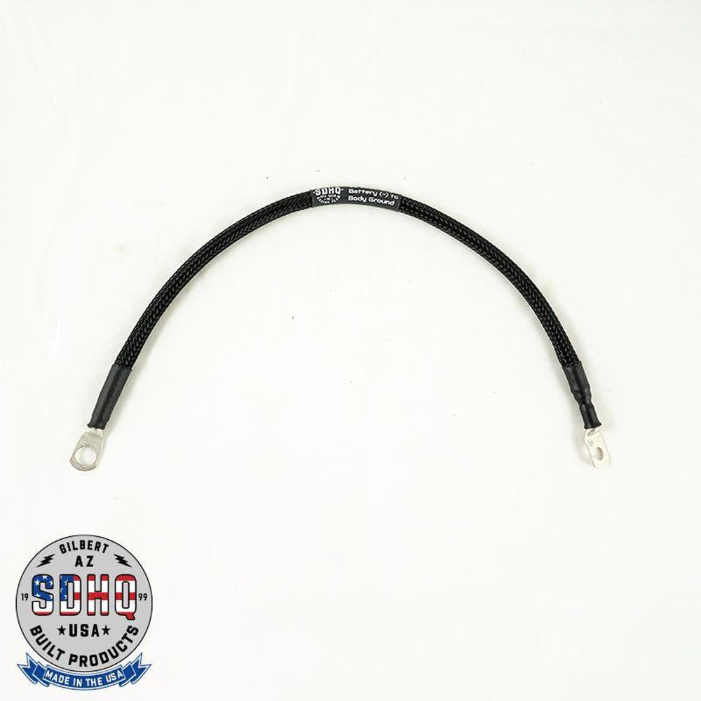 SDHQ - 6GA Negative Battery to Body 16" Ground Cable - Toyota Tacoma (2005-Current)