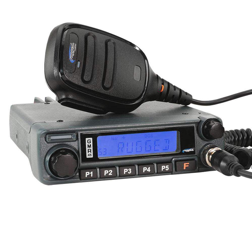 Rugged Radios - Radio Kit Lite - GMR45 GMRS Band Mobile Radio with Stealth Antenna
