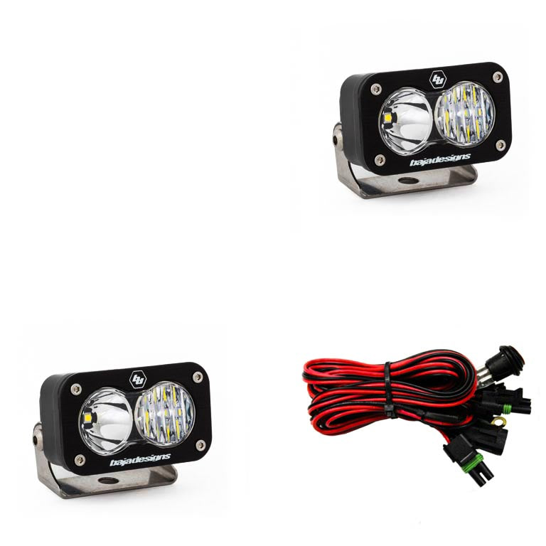 Baja Designs - S2 Pro Black LED Auxiliary Light Pod Pair - Universal