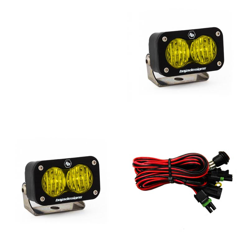 Baja Designs - S2 Pro Black LED Auxiliary Light Pod Pair - Universal