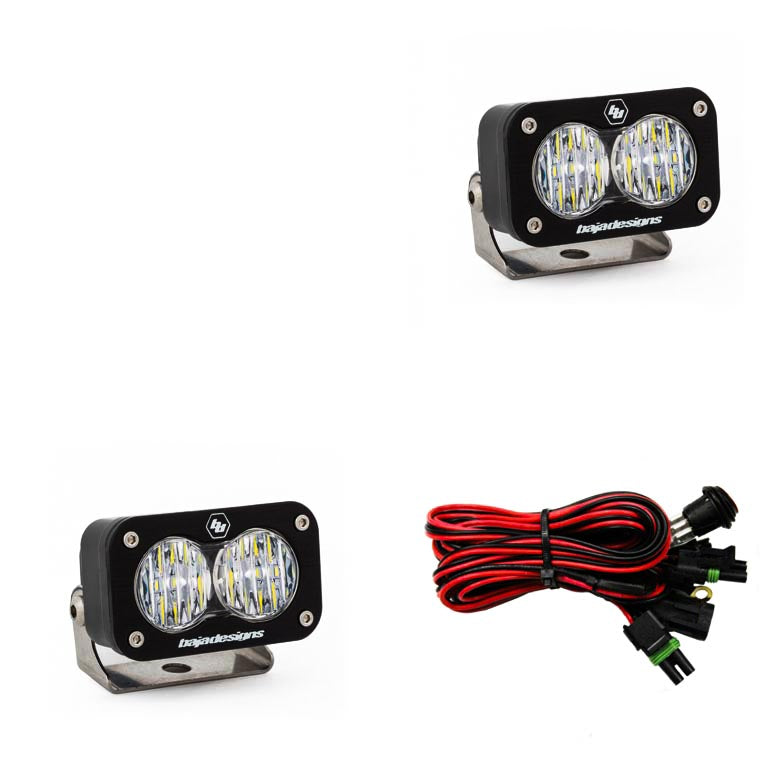 Baja Designs - S2 Pro Black LED Auxiliary Light Pod Pair - Universal