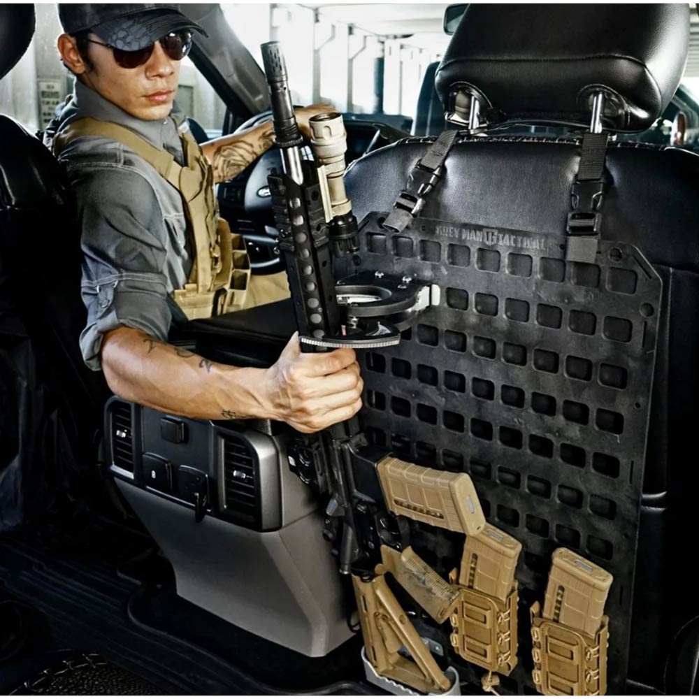 Grey Man Tactical - Vehicle Locking Rifle Rack - SC-6 Mount + 15.25 x 25 RMP™