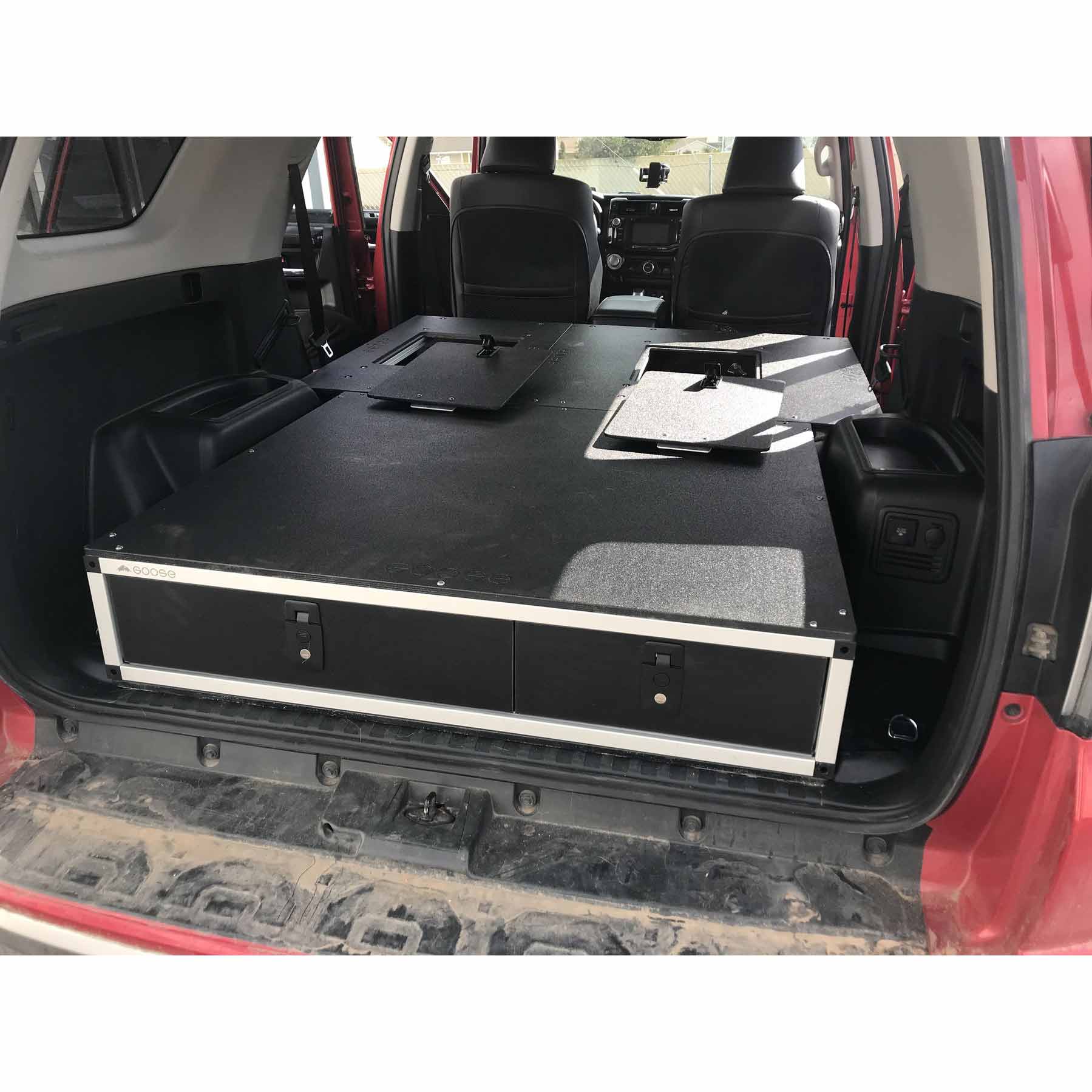 Goose Gear - Stealth Sleep & Storage Package w/ Fitted Top Plate - Toyota 4Runner (2010-Present)