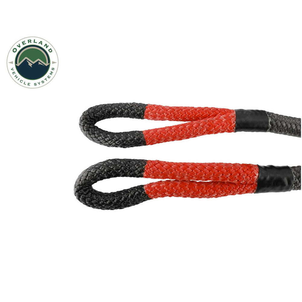 Overland Vehicle Systems - Brute Kinetic Recovery Strap 1" x 30' with Storage Bag - 30% Stretch