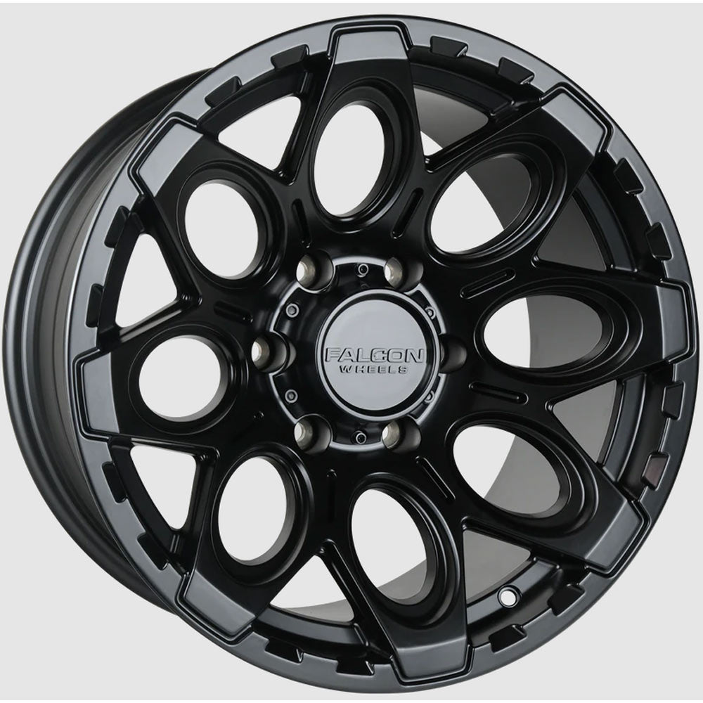 Falcon Wheels - T6 Diablo - Matte Black
