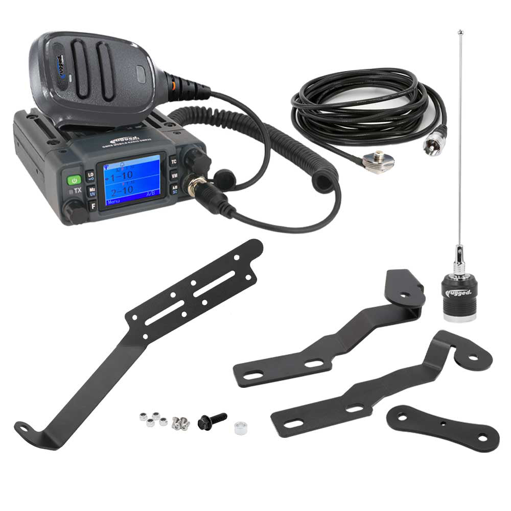 Rugged Radios - TK3 Toyota Radio Kit - with GMR25 Waterproof Mobile Radio for Tacoma, 4Runner, Tundra, Lexus